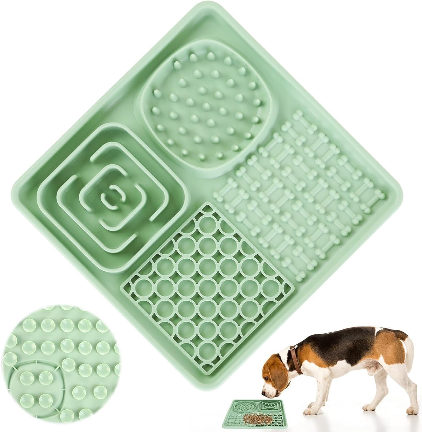 Schleckmatte Hund & Katze – Anti-Stress Leckpad Mit Saugnäpfen