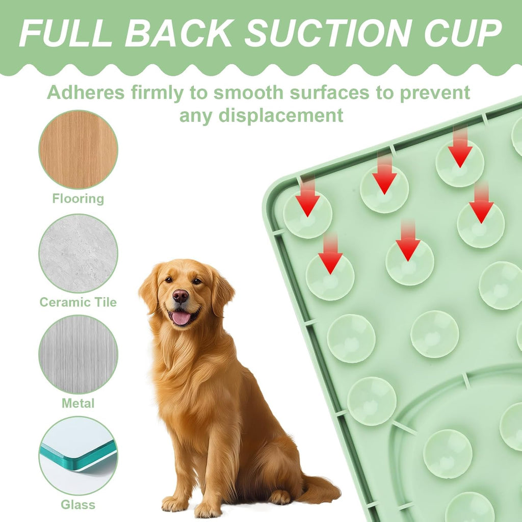 Schleckmatte Hund & Katze – Anti-Stress Leckpad Mit Saugnäpfen