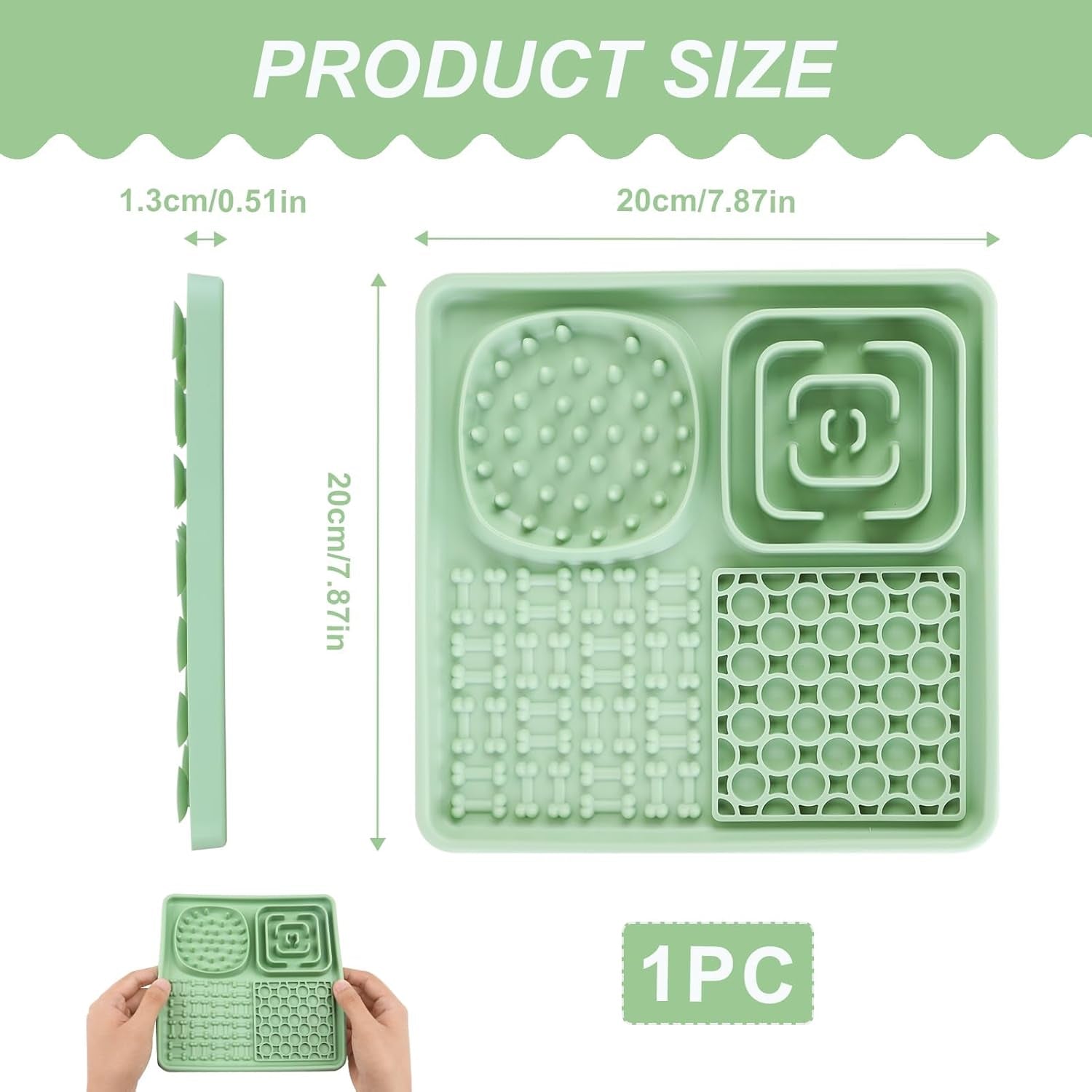 Schleckmatte Hund & Katze – Anti-Stress Leckpad Mit Saugnäpfen